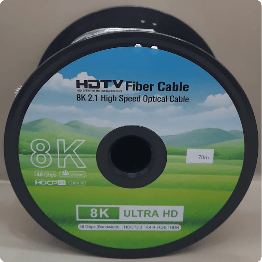 8K HDMI 2.1 Fiber Cable (70m)