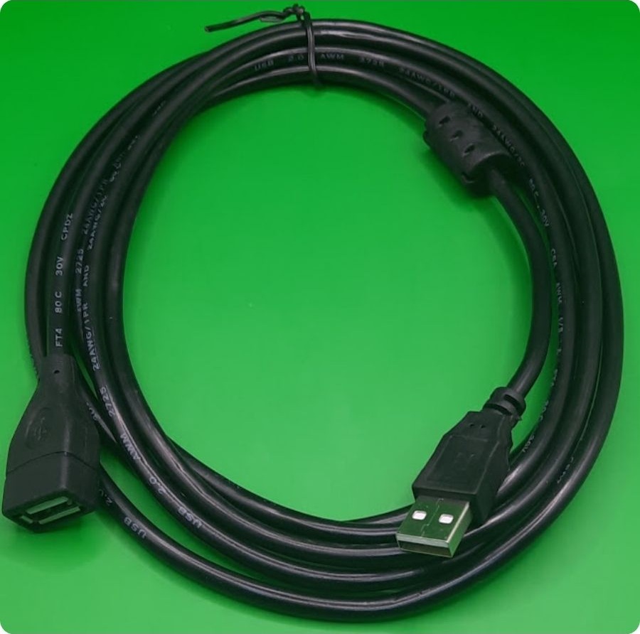 USB 2.0 Cable M/F (3m)