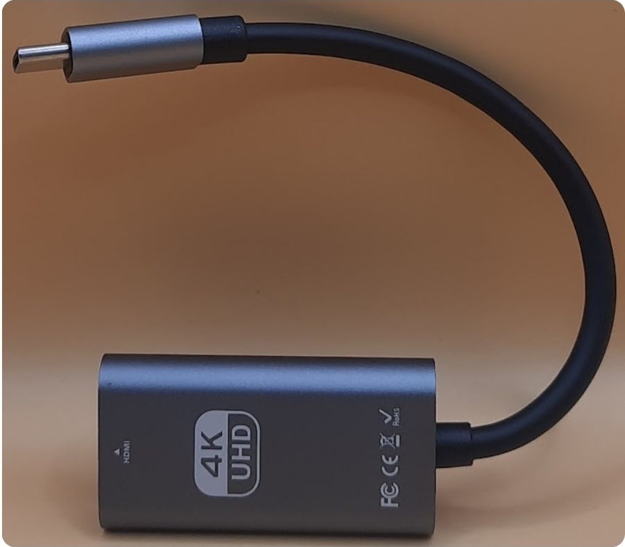 USB-C to HDMI Converter (Cable)