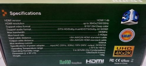 Specifications view thumbnail