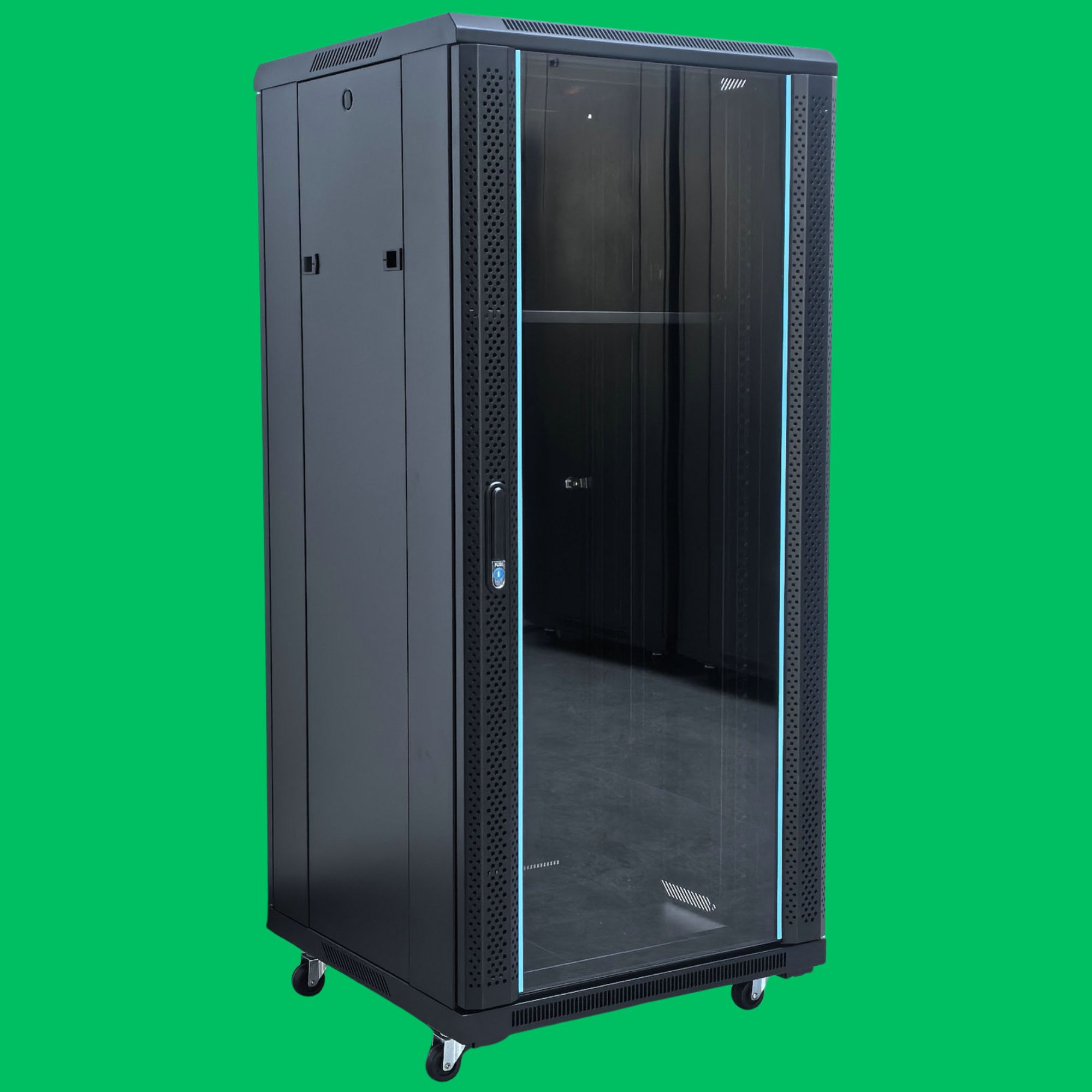 27U Network Cabinet (600×600×1400mm, Trolley)