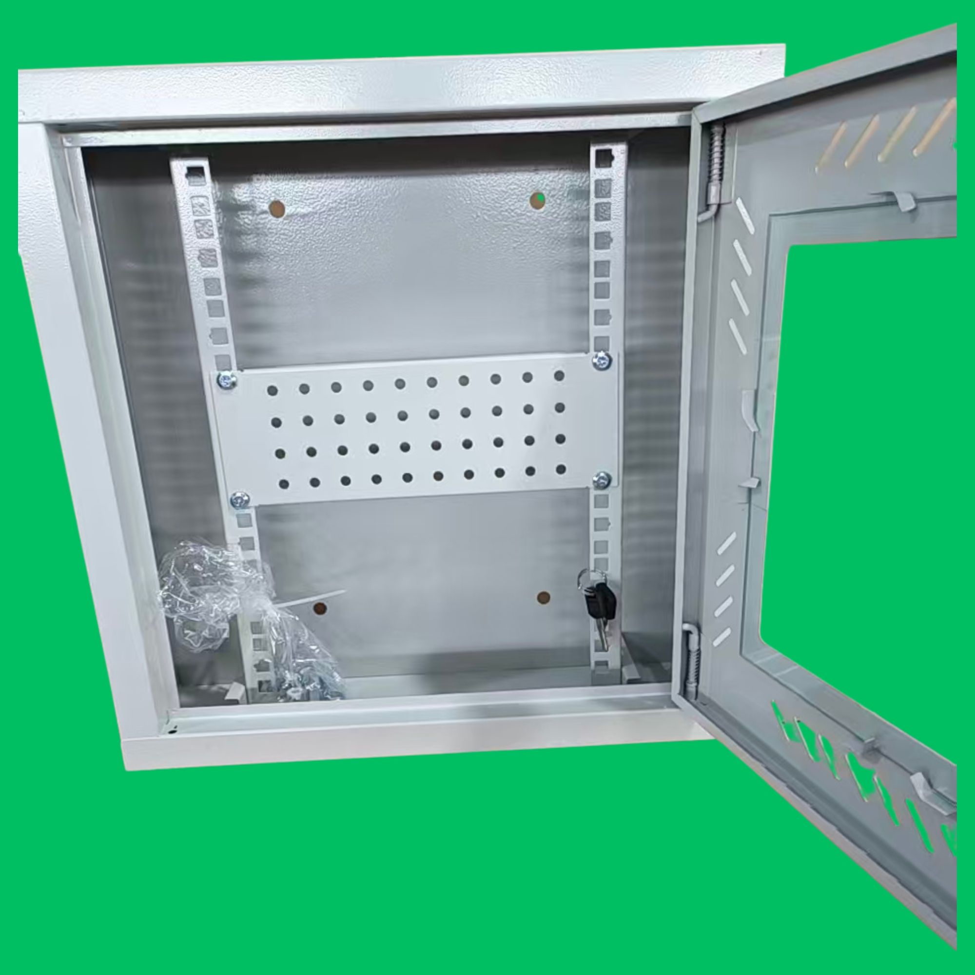Assembled cabinet inside view