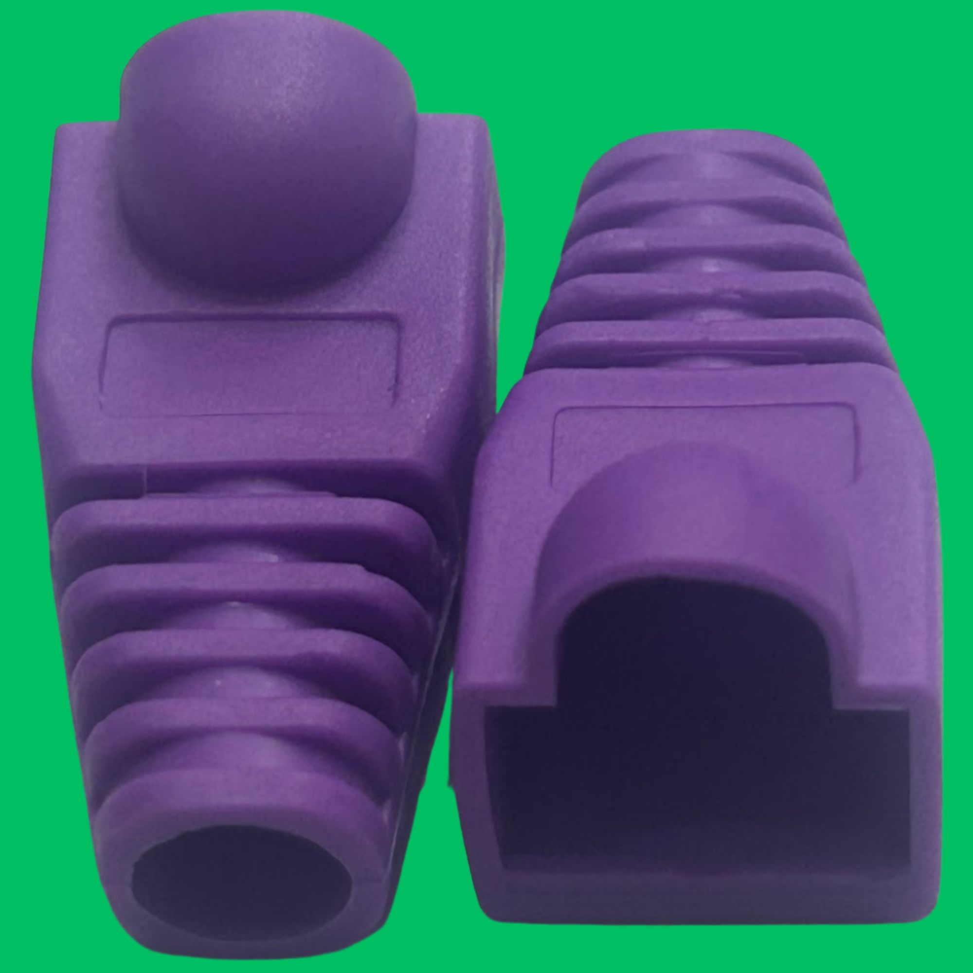 Cat6 RJ45 Strain Relief Boot (Purple)