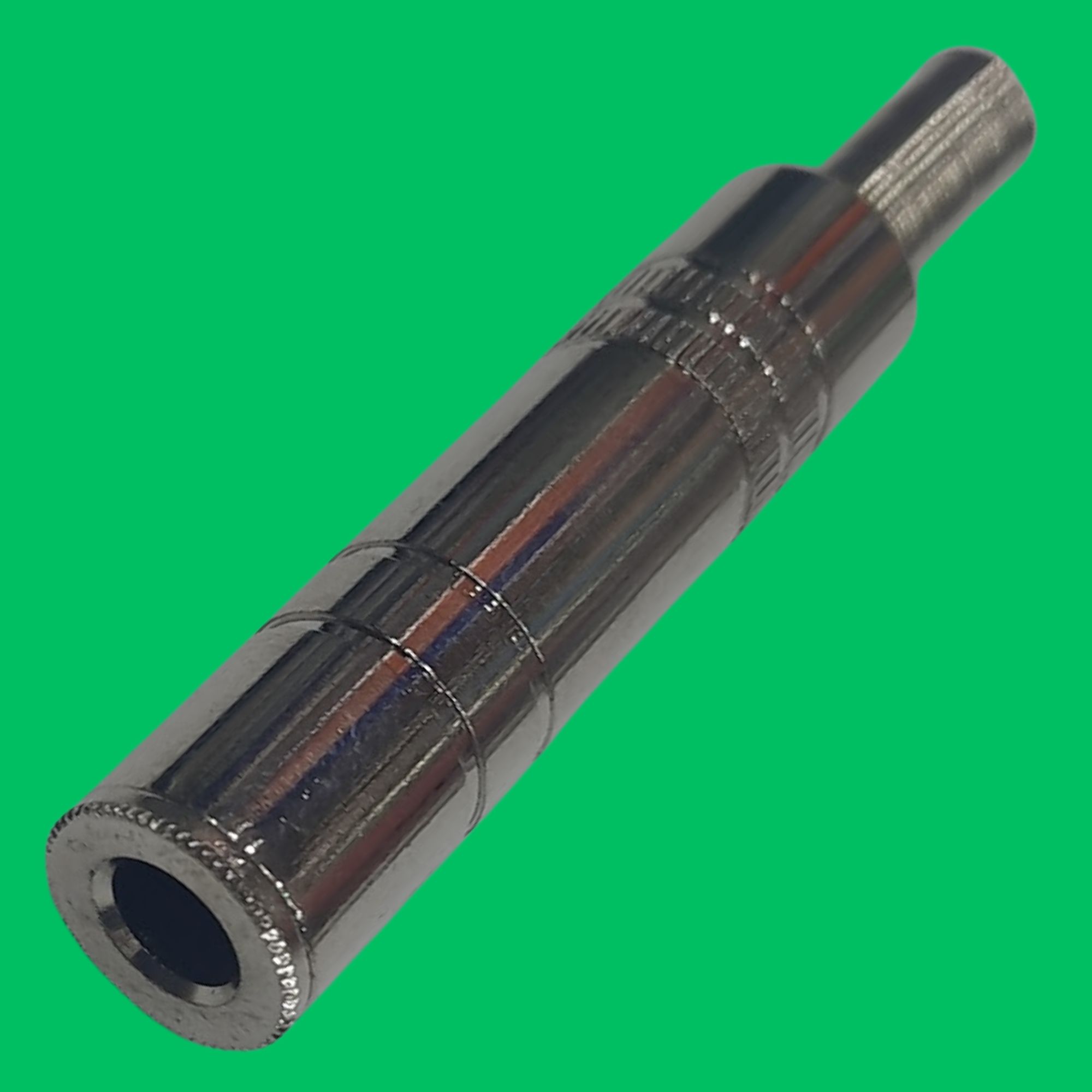 6.35mm Mono Solder Female Jack (Silver-Metal)