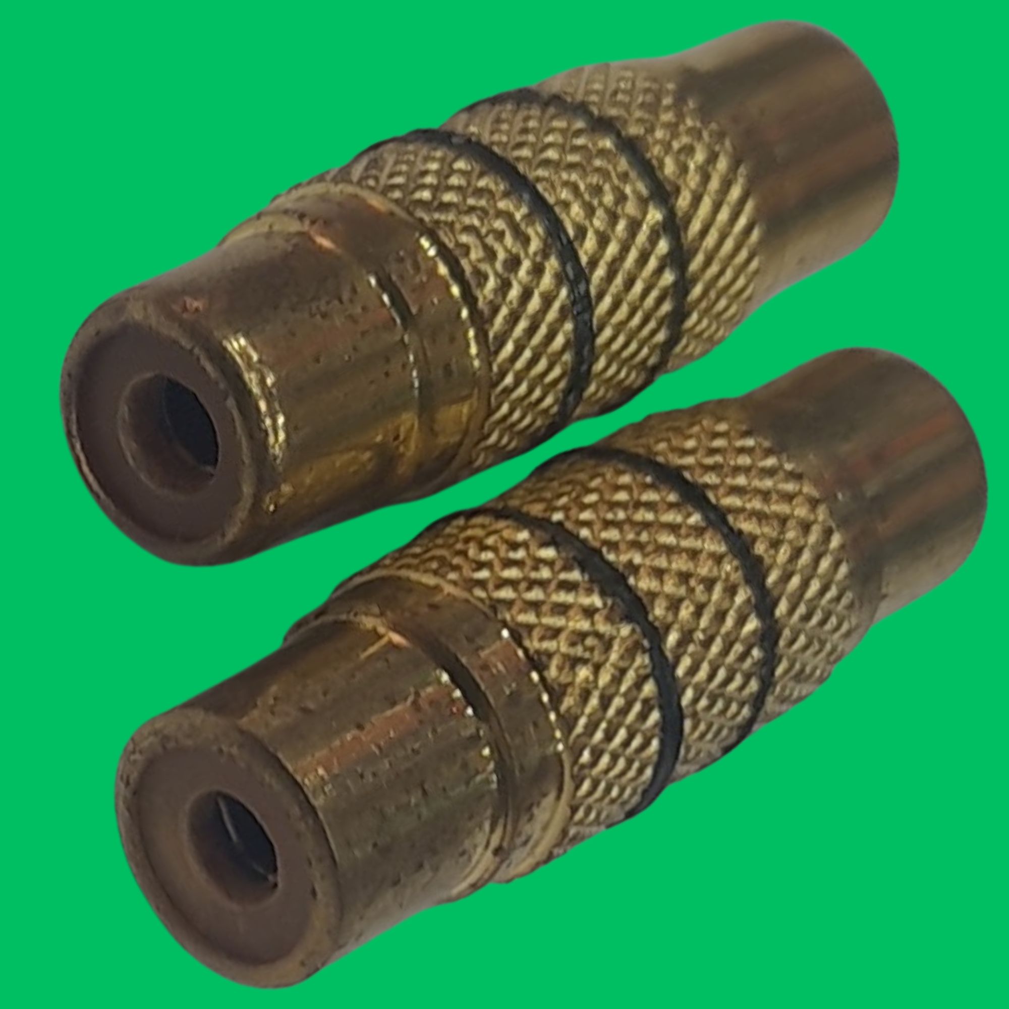 RCA Female Inline Coupler (Gold-Metal)