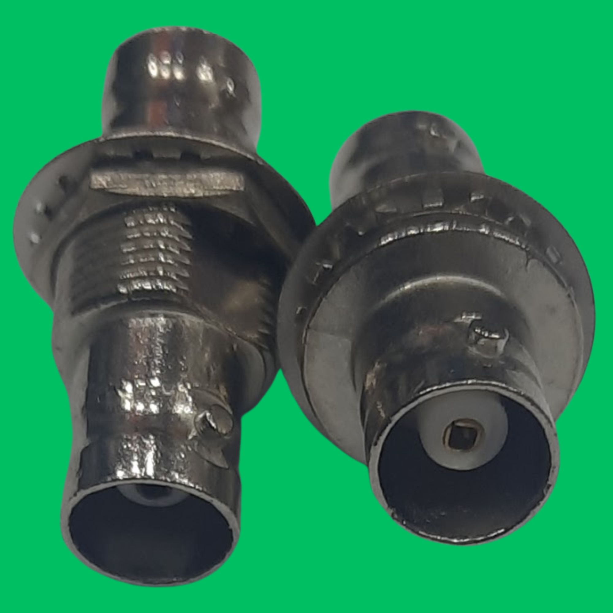 BNC Female Panel-Mount Coupler (Silver-Metal)