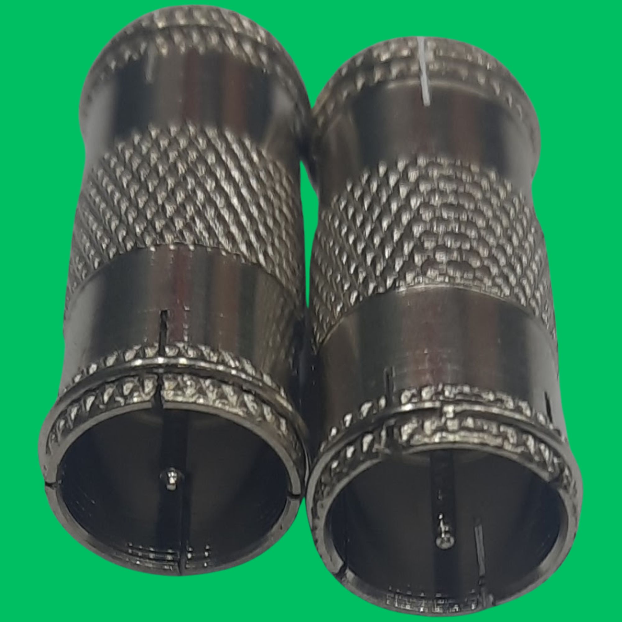F Male Inline Coupler (Silver-Metal)