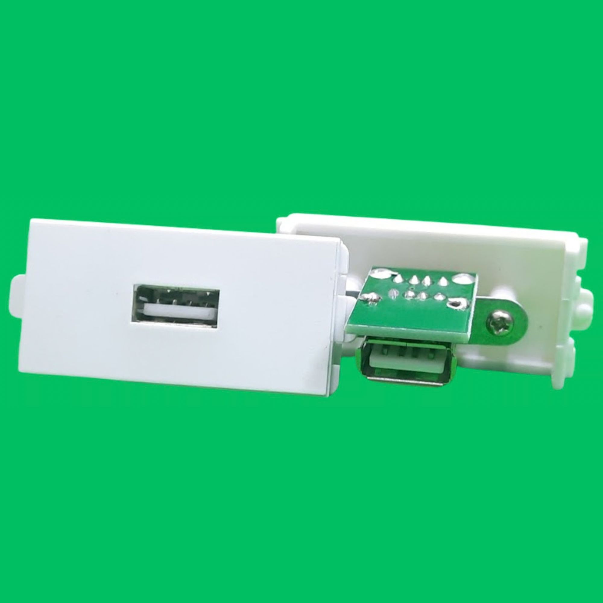 USB Female Inline Coupler Module (White)