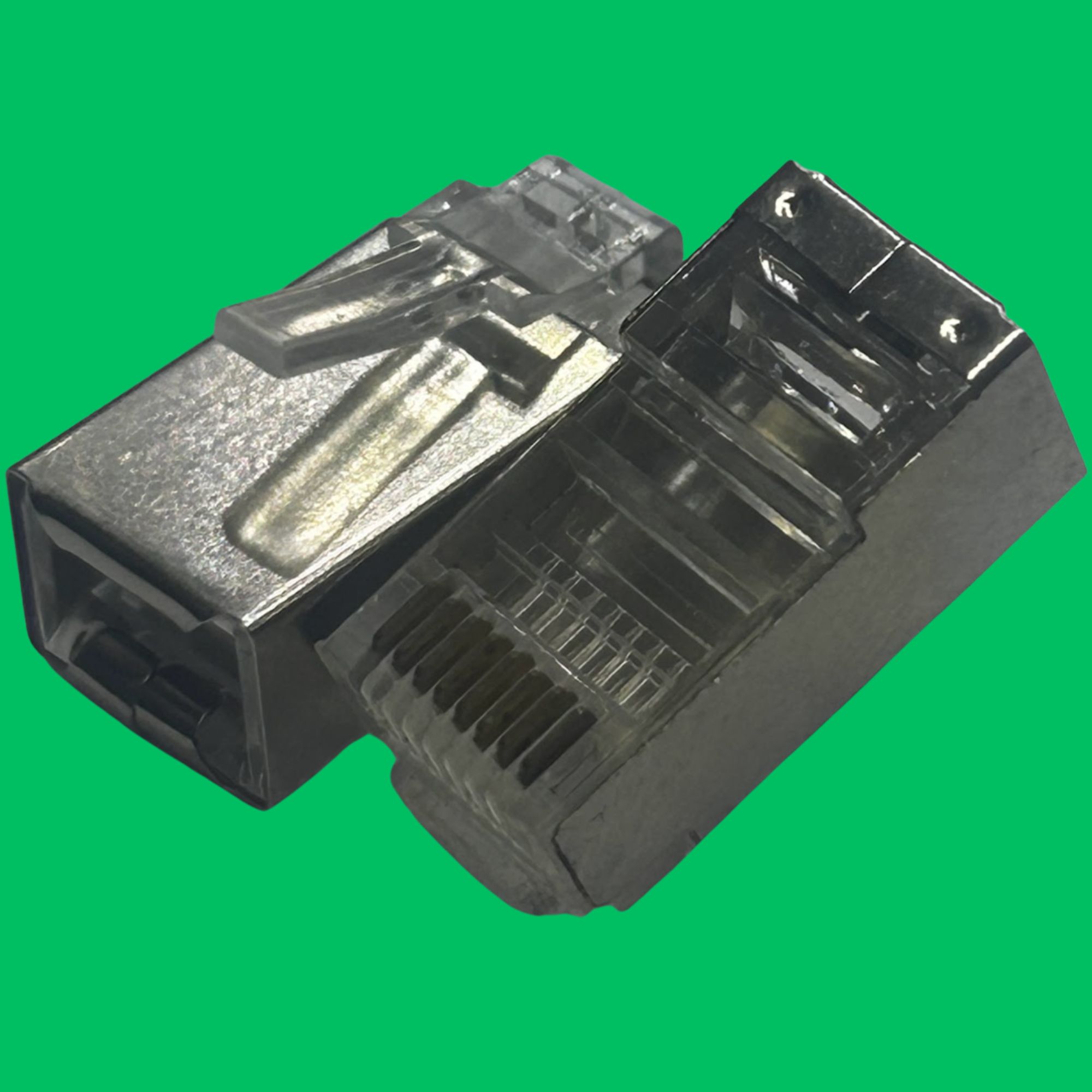 Cat6 STP RJ45 Crimp Plug (Metal)