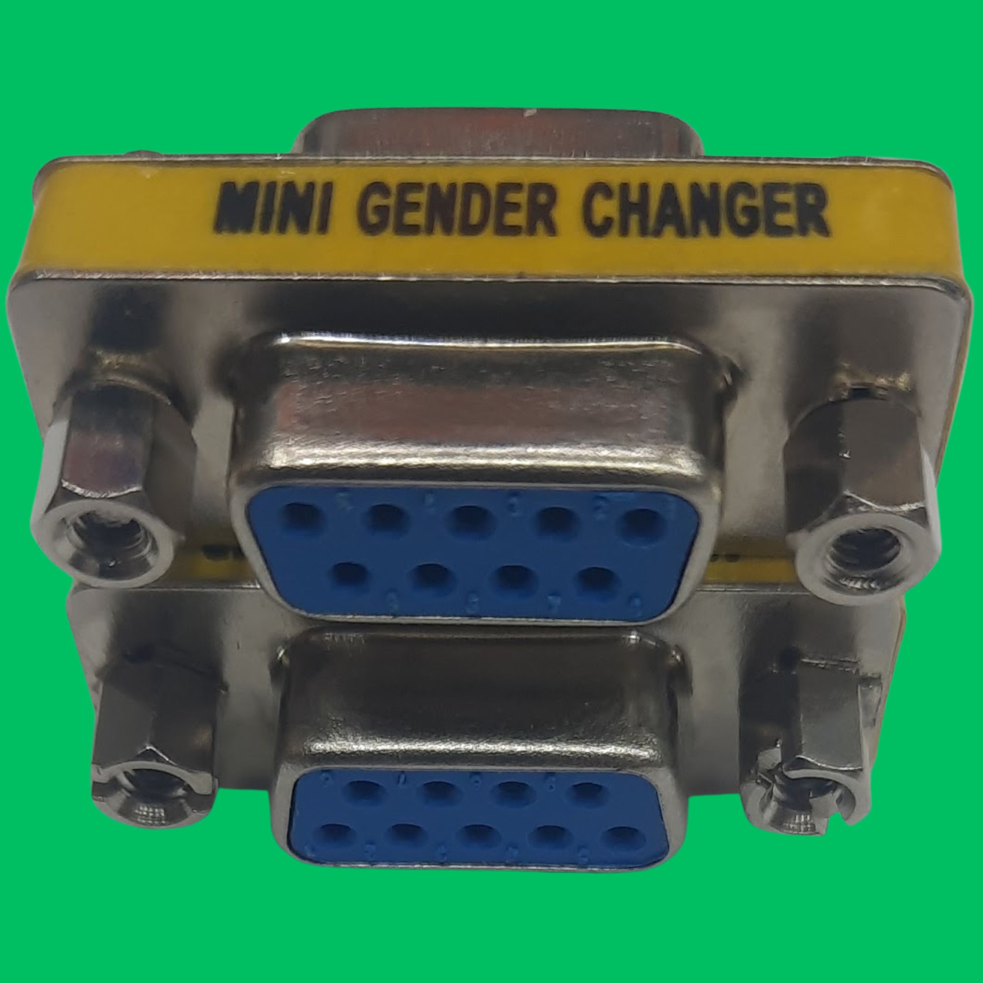 DB9 Female to DB9 Female Gender Changer (Blue-Silver)