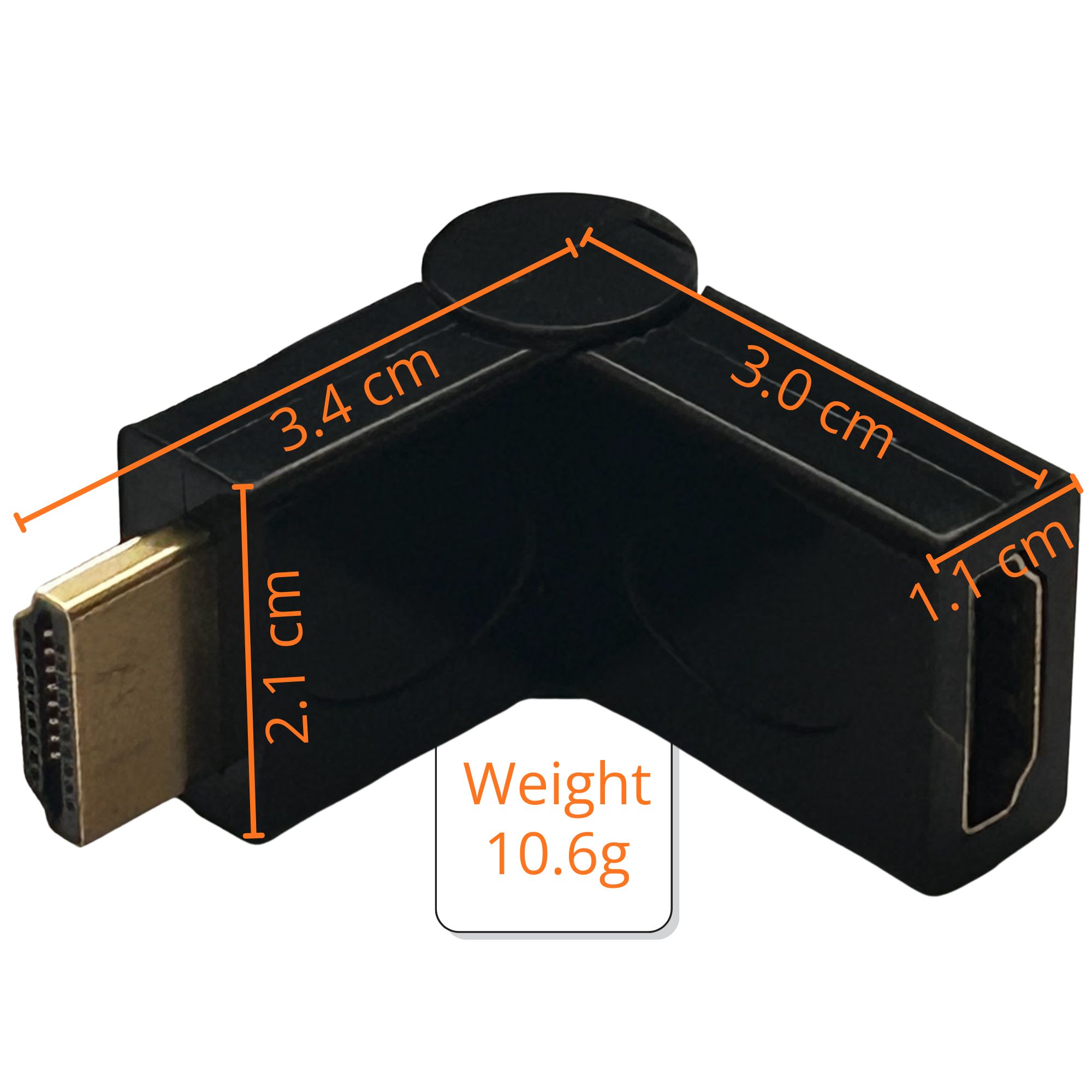HDMI Adapter M/F (270°)