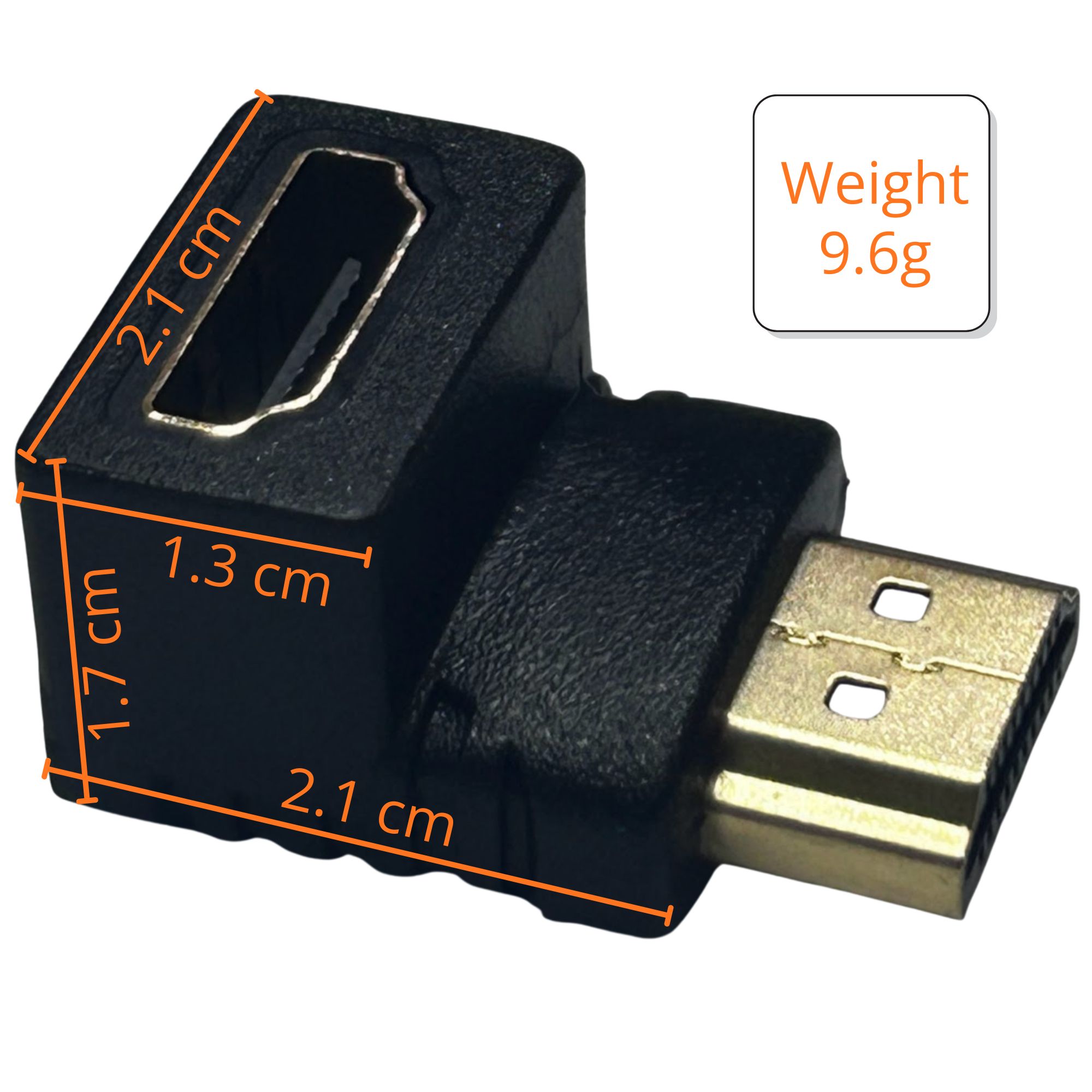 HDMI Adapter M/F (L-Type)
