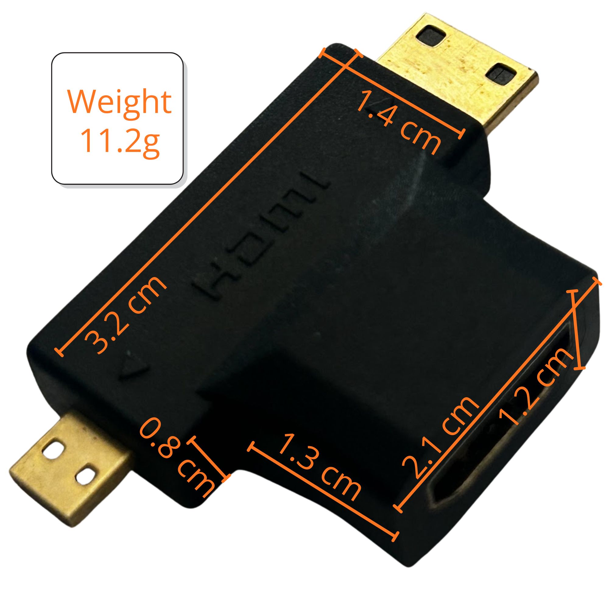 HDMI Adapter T-Type (Mini/Micro Male to HDMI Female)